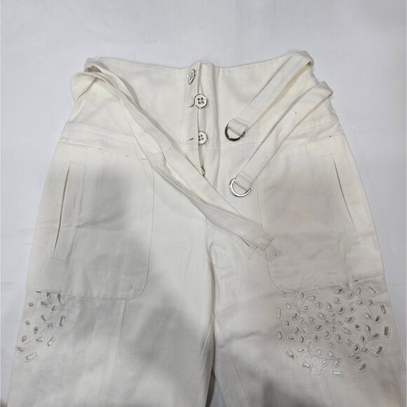 Tularosa Valentina Embroidered Pants in White - Picture 5 of 15